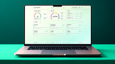 My Credit Score - UI UX Design for Financial Dashboard admin dashboard admin ui analytics credit score dashboard dashboard design dashboard ui finance financial fintech gradient loan mortgage platform product design saas ui ui ux ui ux design web design