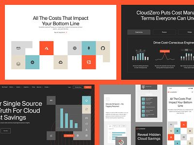 CloudZero - Secondary Pages b2b branding charts cloud cms development graphs logo product design saas ui ui design user experience user interface ux visual identity web app web design website wordpress