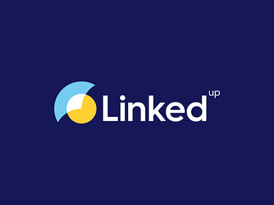 Linkedup - Logo design brand identity brand mark branding creative logo data design graphic design icon link link logo logo logo design mark monogram morden logo network saas symbol tech wifi