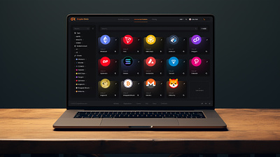 Crypto Portfolio & Management UI UX Admin Dashboard Template admin template admin ui crypto cryptocurrency dashboard defi finance gradient hyip investment platform product design saas trading ui ux wallet web design web ui web3 website design