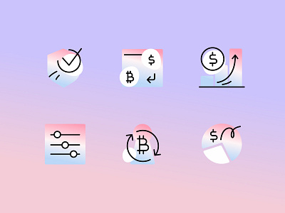 Crypto icons set bitcoin change icons chart crypto crypto illustration figma icon set icons illustration illustration crypto mobile icons set settings swap icons token icons web sicons