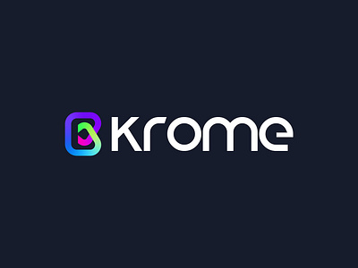 Krome Logo & Brand identity design abstract brand identity branding creative logo logo logo design visual identity