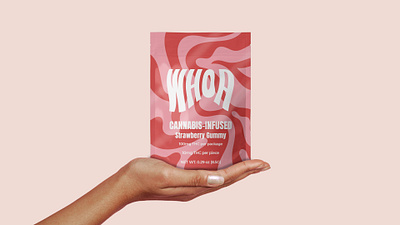 Whoa - Cannabis Infused Edibles Branding & Packaging branding cannabis cannabis branding cannabis packaging cbd edibles hemp high label logo logodesigner marijuana packaging thc wellness branding