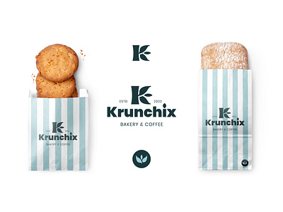 Kunchix Branding & Packaging Design artisan bakery branding food gluten free identity logo logodesigner packaging pastry vegan