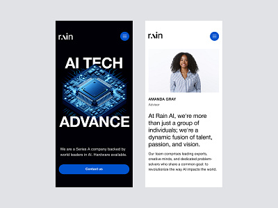 RAIN AI ai android design artificial intelligence figma teh