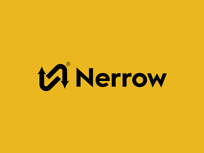 Nerrow Logo Design abstract logo arrow arrow logo brand design brand identity brand mark branding creative logo icon identity lettermark logo logo design mark minimal n logo symbol tech logo technology logo web logo