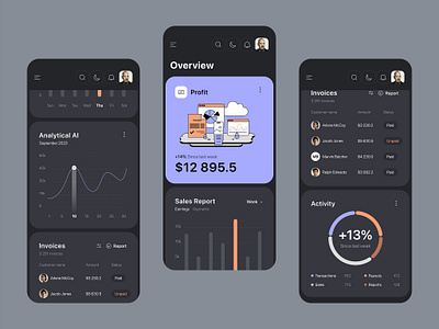 Spectra CRM app dashboard app design chart dashboard dashboard design dashboard illustraration illustration illustration dashboard statistic ui design