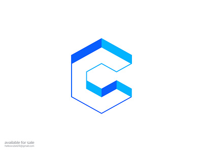 Cube C Logo Design - Block / Cube / Blockchain (for sale) app logo block blockchain brand identity branding coin crypto cube finance hexagon icon letter c logo logo design modern logo nft social media marketing software technology web3