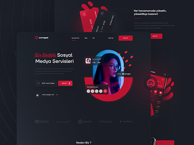 Smmspot Dark Theme dark smm theme dark theme dark ui dasdasdasdasdasdas design illustration landing page logo perfect panel theme perfectpanel theme saas saas landing page smm panel smm panel theme smm panels smm theme smm themes social media services theme good uidesign