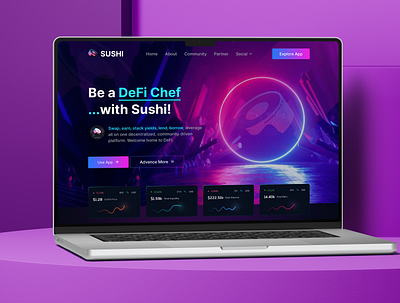 Defi landing page blockchain blockchain landing page crypto crypto landing page cryptocurrency website decentralized exchange decentralized finance defi landing page defi website fintech landing page uiux web design web ui ux web3 landing page web3 website