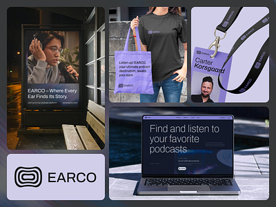 EARCO Visual Identity branding clean colors fireart identity modern ui ux vi