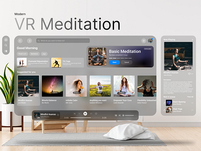 VR meditation website design app designer app developer app development company apple ui design meditation design meditation website mindfulness website modern website design self help design self help website self help website design ui designer vision pro vision pro ui design vr vr design vr meditation design website design wellness website