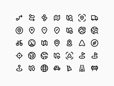 Navigation Icons - Lookscout Design System clean design design system figma icon set icons layout lookscout ui user interface ux vector