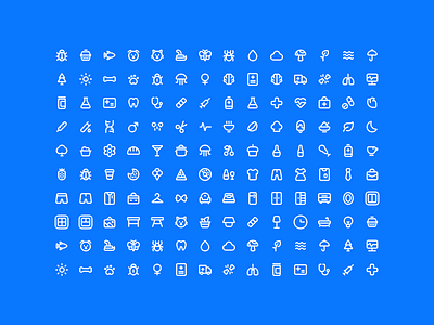 Outline Icons - Lookscout Design System design design system figma icon icon set lookscout outline saas ui vector