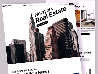 Real estate website design landing page construction website framer website landing page modern website real estate real estate landing page real estate website real estate website design ui animation ui designer web designer web developer webflow website website design