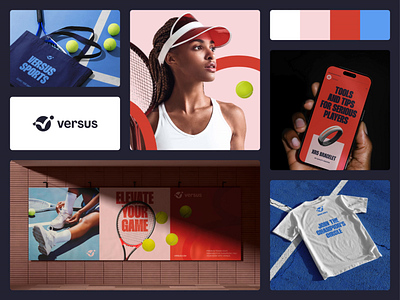 Versus Tennis Branding agency brand brand guidelines brand identity brand sign branding business case study design graphic design halo halo lab identity logo logo design logotype marketing packaging startup visual identity